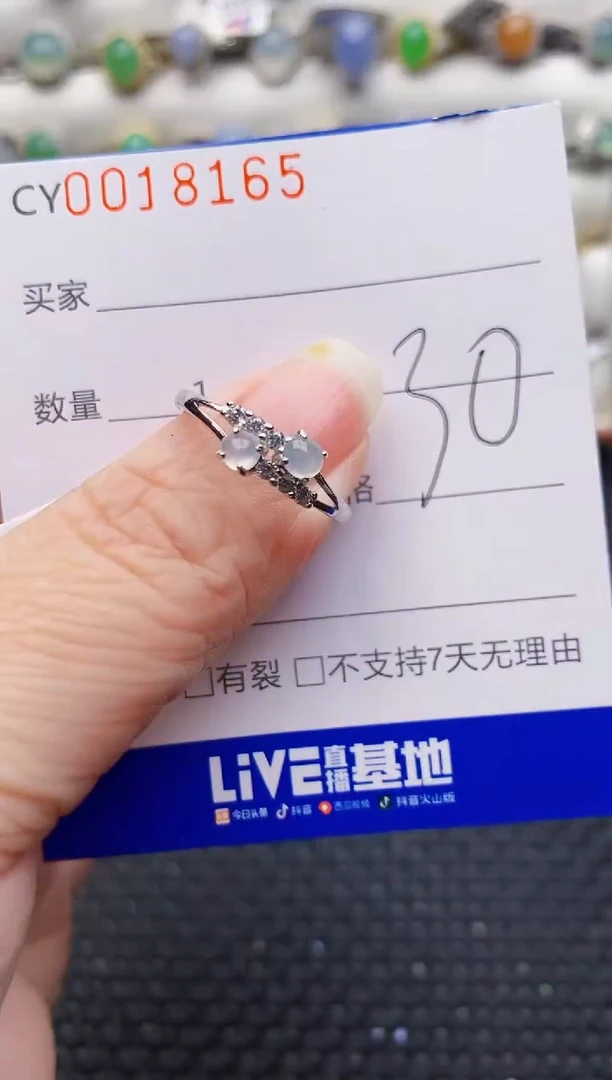 颈饰银S925镶嵌翡翠8165
