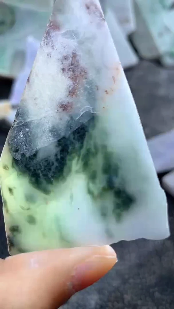 裸石翡翠天然A货翡翠板料