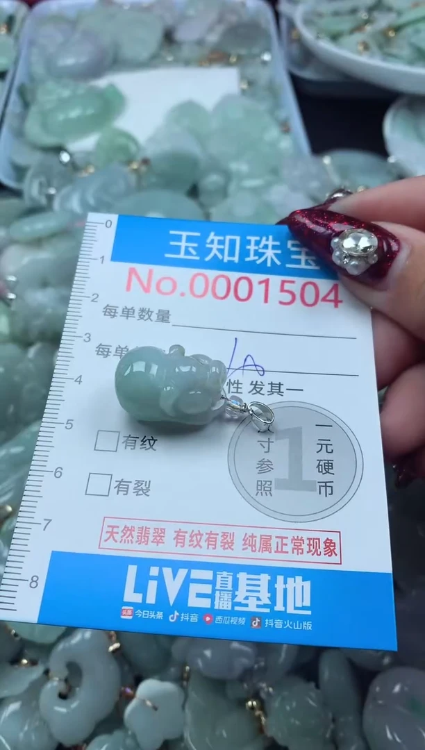 颈饰未镶嵌翡翠1504