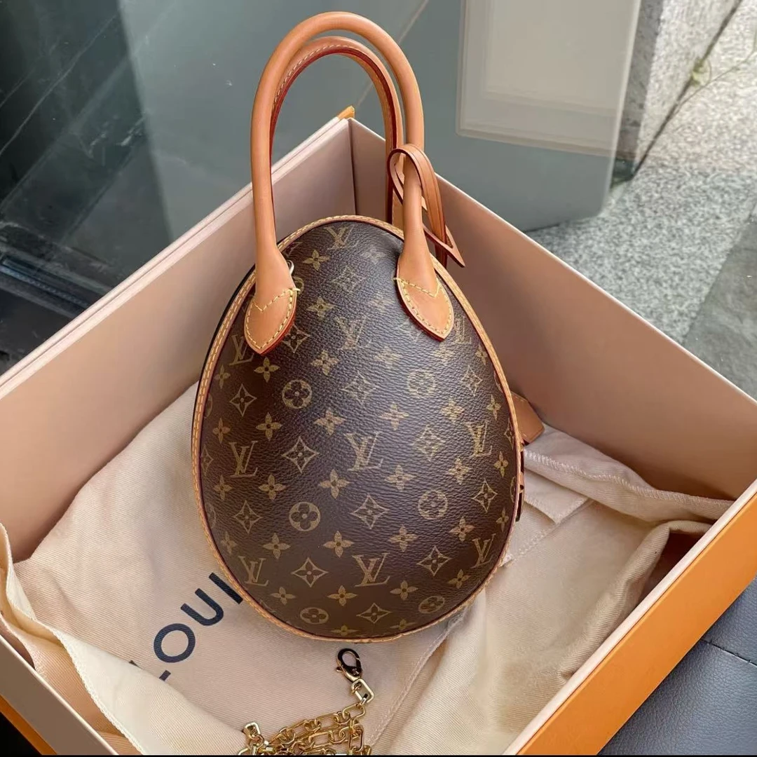 95新 LouisVuitton/路易威登 老花恐龙蛋链条包
