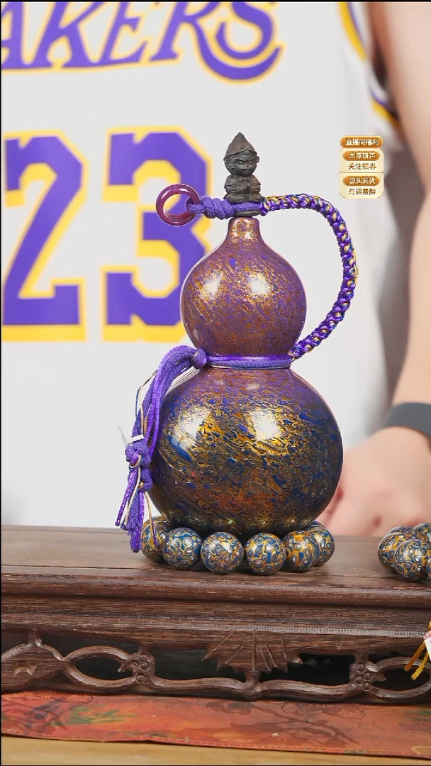 WF197漆艺酒葫芦不包手串