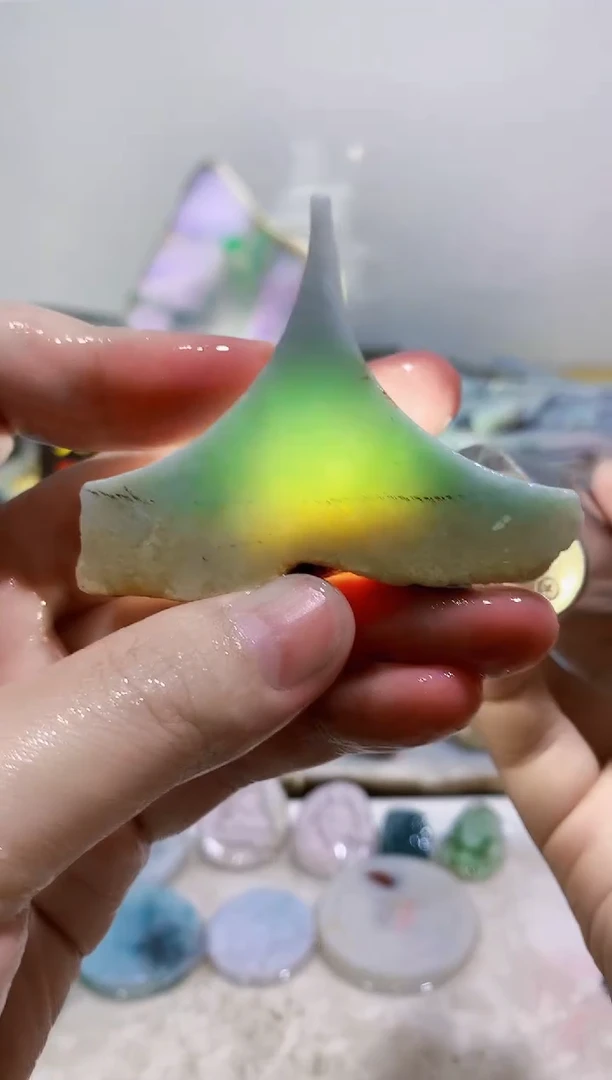 颈饰未镶嵌翡翠0蒙0翡翠珠宝664