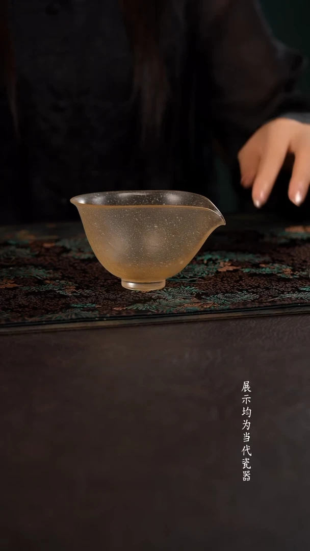 陶瓷杯周边琉璃心缘甄兰舟公道 琥珀