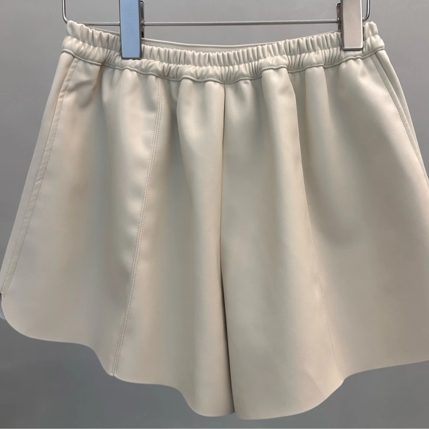 【Max Monan】新款品牌设计百搭夏季阔腿高腰短裤HG23010