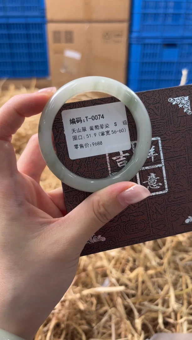 未镶嵌手镯石英质玉T-0074
