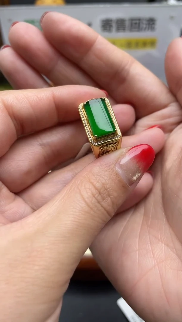 【闪购商品】翡翠颈饰18K金镶嵌回流寄售，不退不换