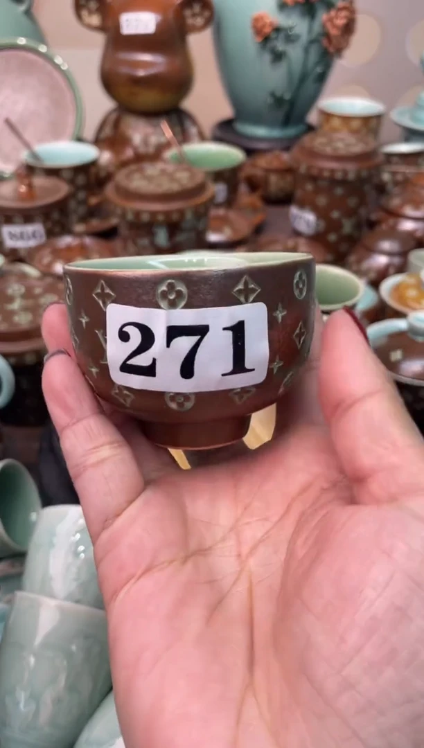 瓷特价福利 微瑕 慧仙青瓷