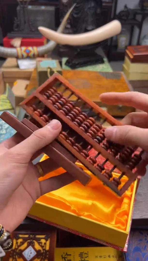 【闪购商品】木—————————紫檀算盘