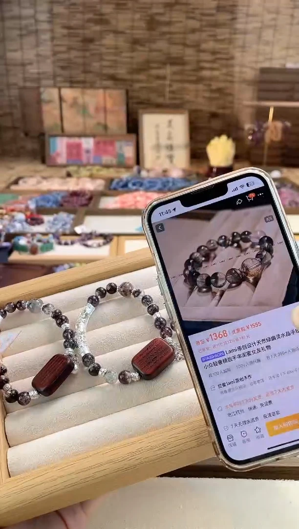 水晶手串合金CB3800