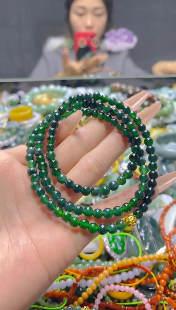 颈饰未镶嵌翡翠5MM