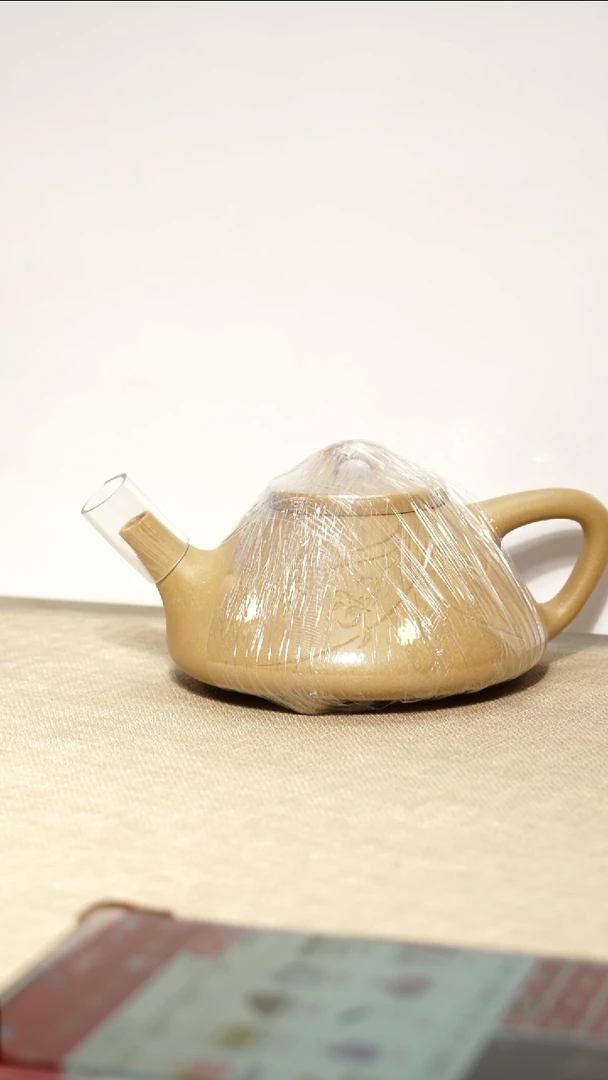 茶壶绿泥策***风子冶石瓢150毫升瑕疵壶