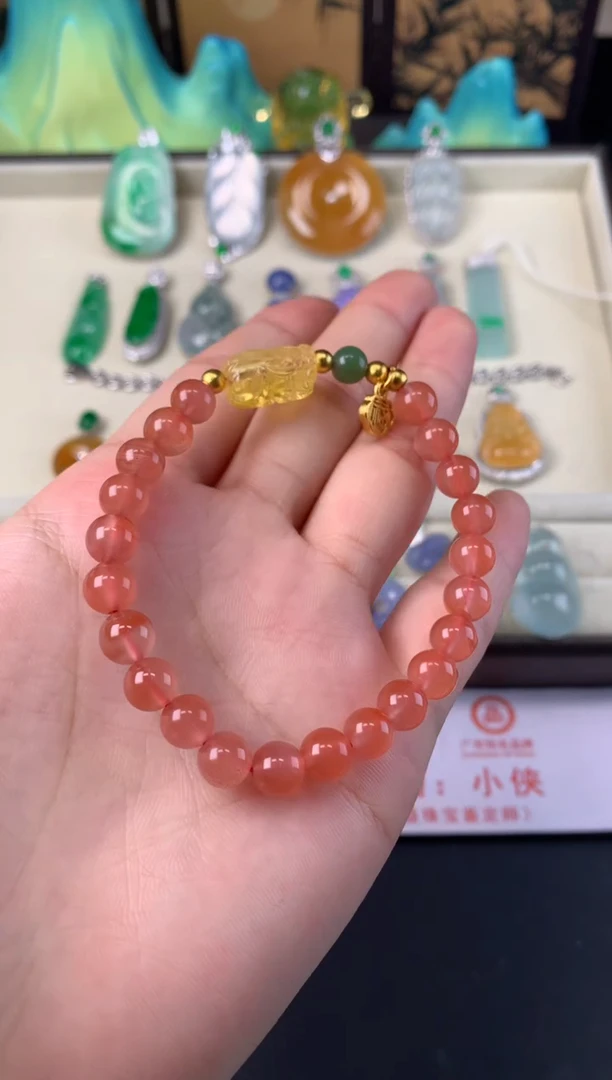 未镶嵌手串南红玛瑙手串