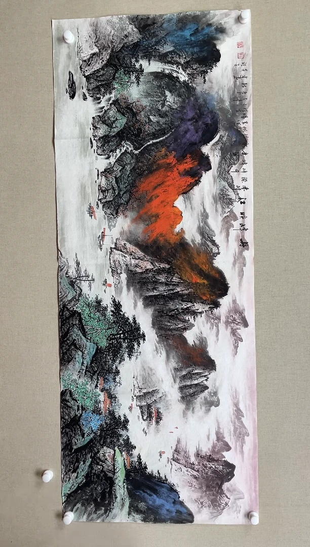 国画180*68 殷新建殷新建殷新建殷新建殷新建