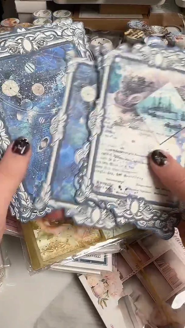 一****挞1-23 镜之花缘素材纸 2本