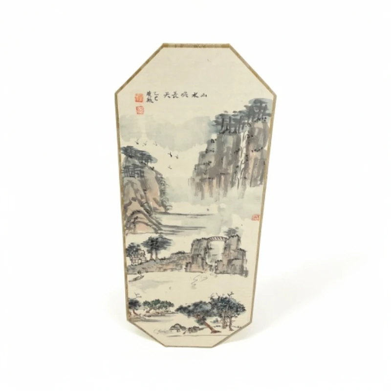 画白晓航GH300531F镜框山水共长天