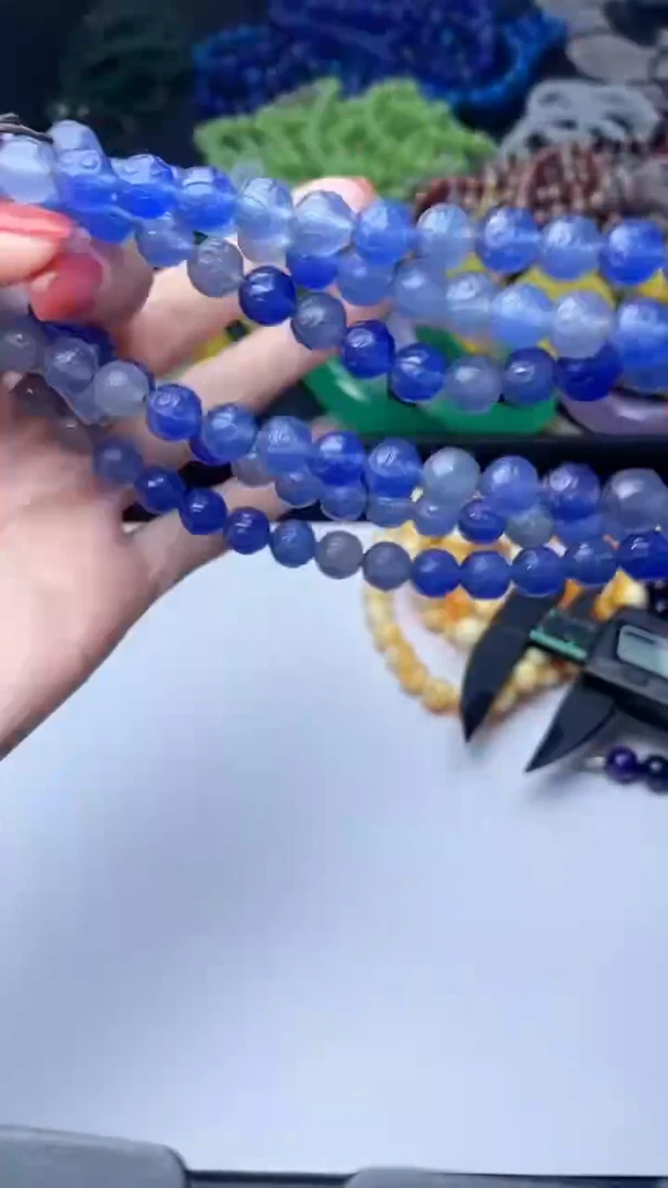 石英质玉手链未镶嵌所见即所得 349