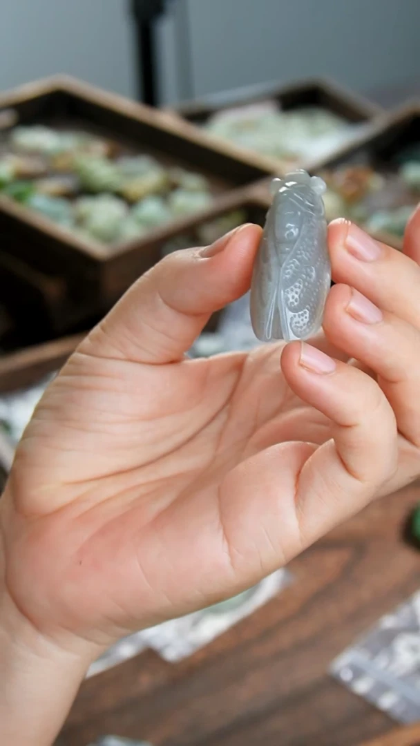 和田玉未镶嵌颈饰002