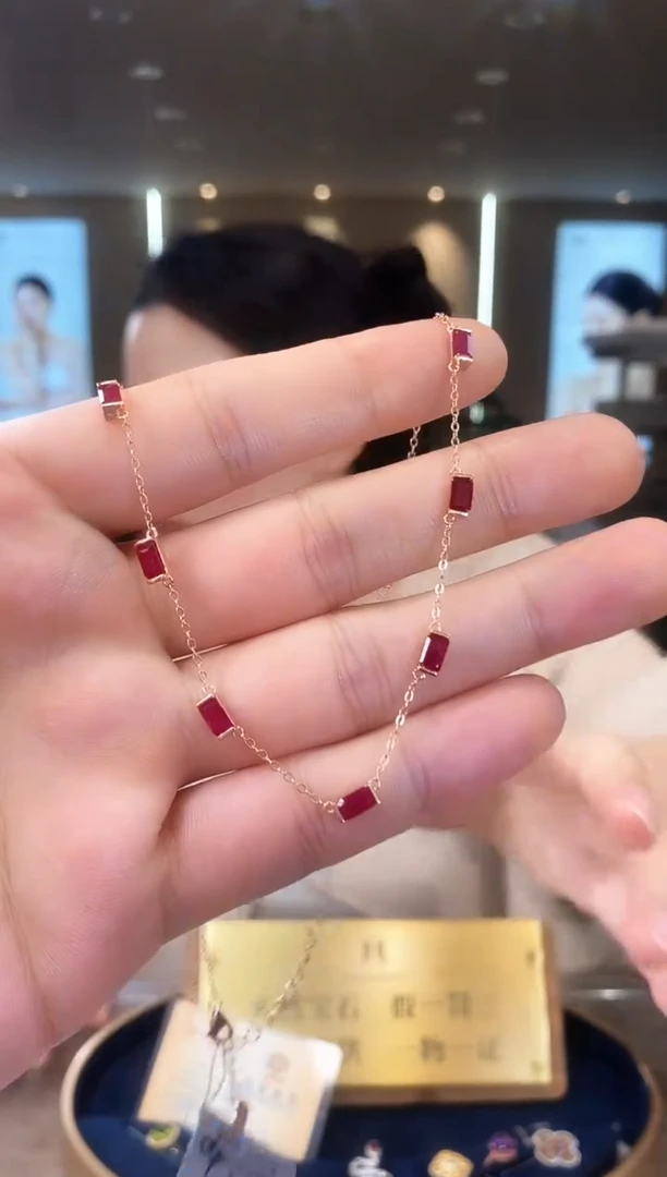 【闪购商品】红宝石项链银S925镶嵌04