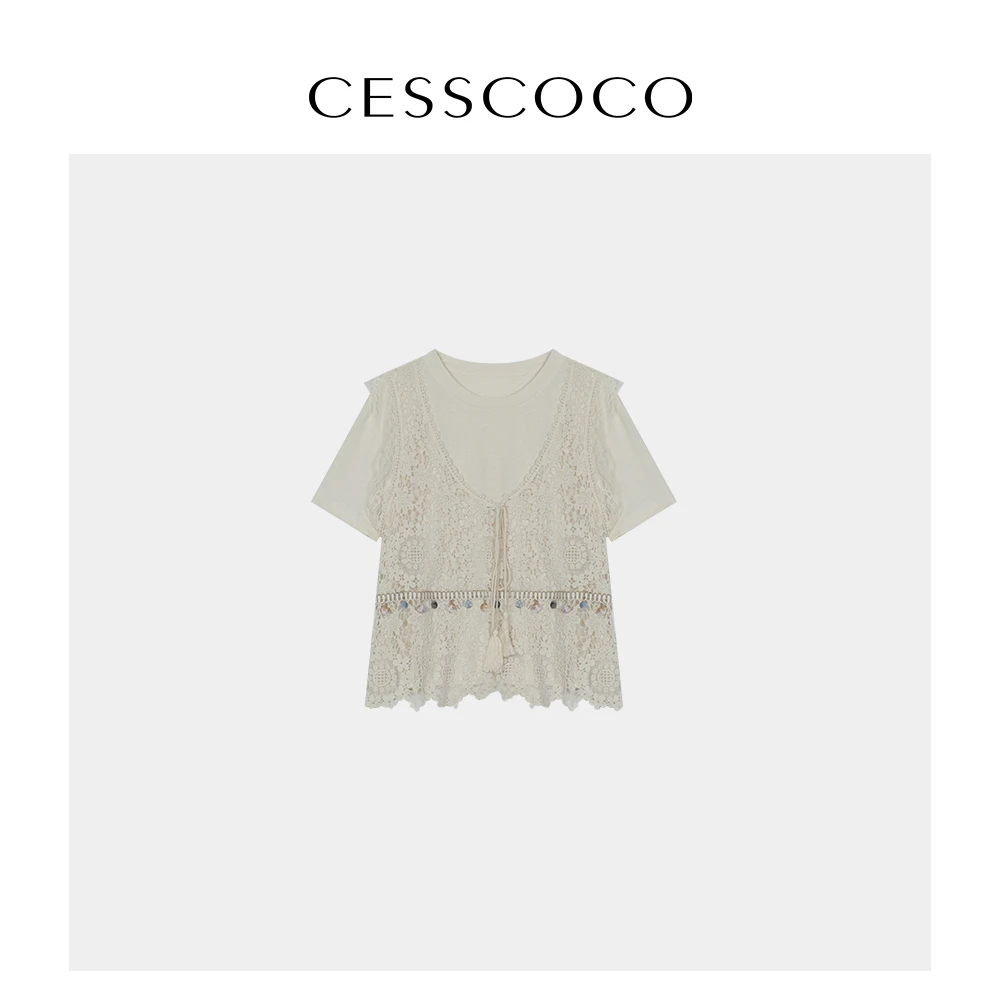 【李不了专属】【CESSCOCO】两件套针织上衣 S25120063