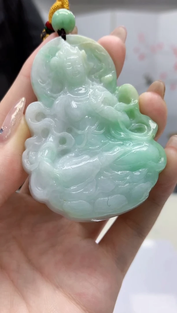 【闪购商品】定制翡翠未镶嵌5153jw-毛货挂件45