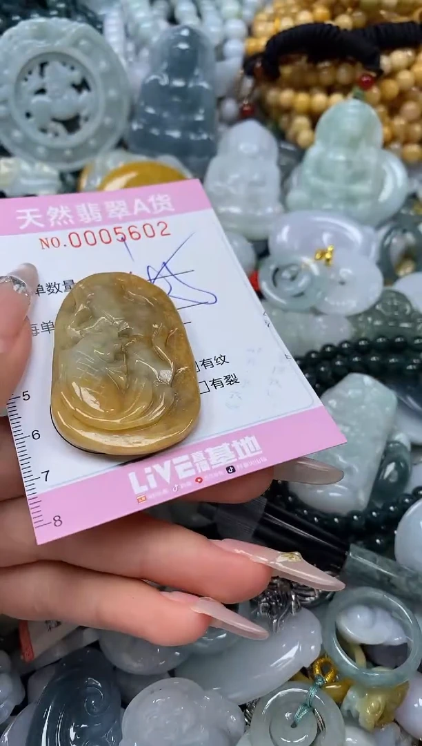 翡翠未镶嵌颈饰闪购0005602