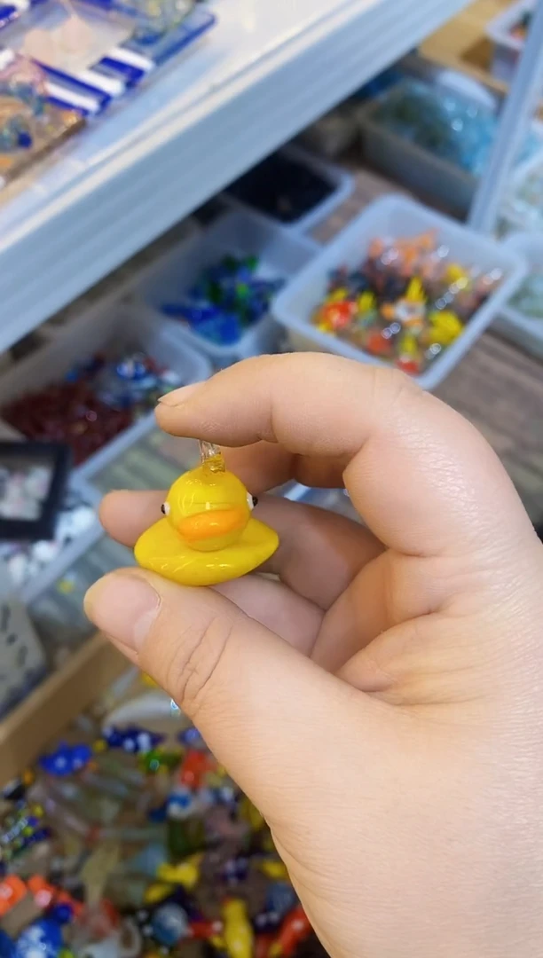 【闪购商品】琉璃手工艺品黄鸭
