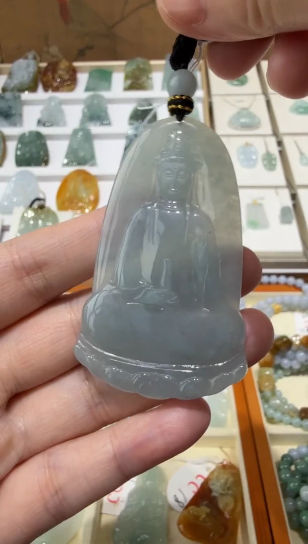 翡翠挂件未镶嵌H**生A货翡翠多样性孤品