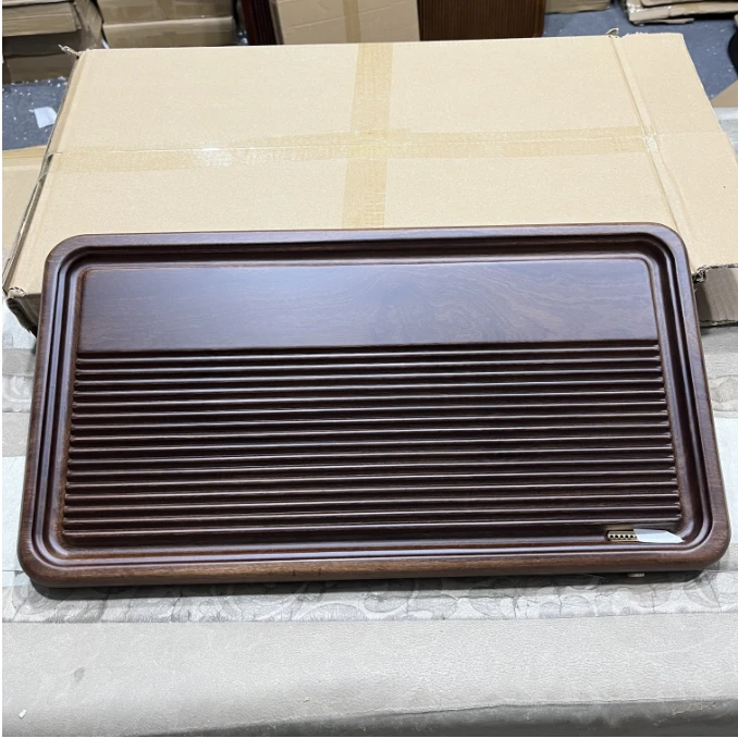 【花梨木景州】进口花梨木茶盘-{尺寸60*32*4cm}