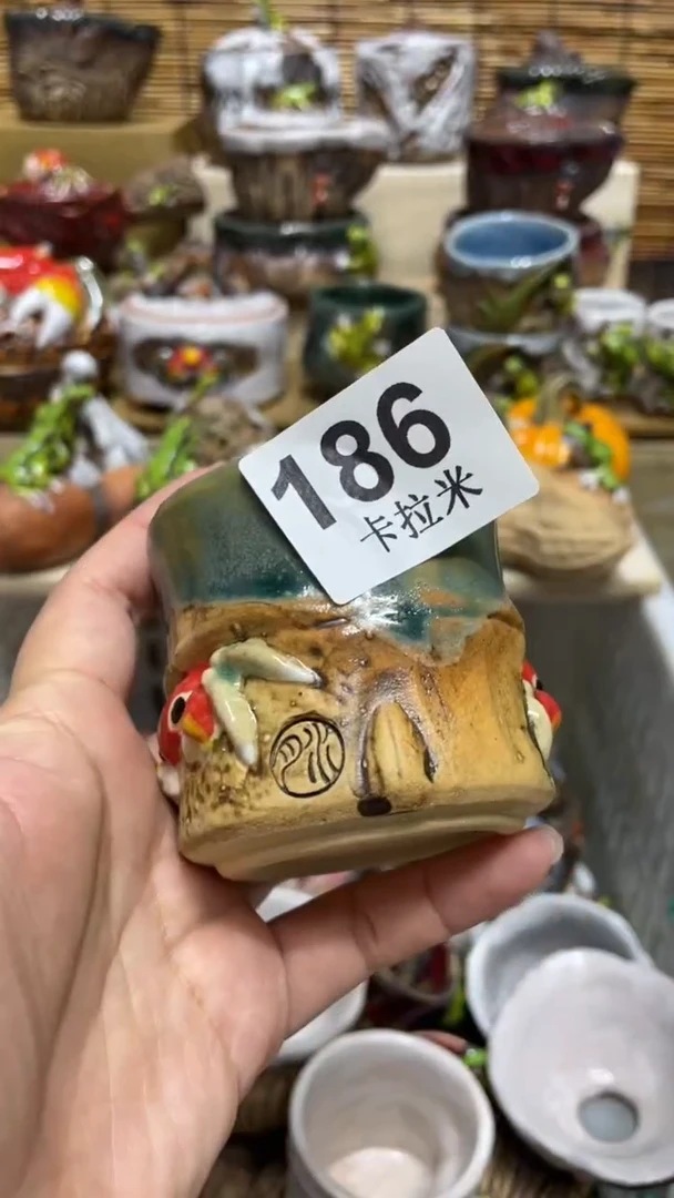 林*186精美粗陶手工柴烧