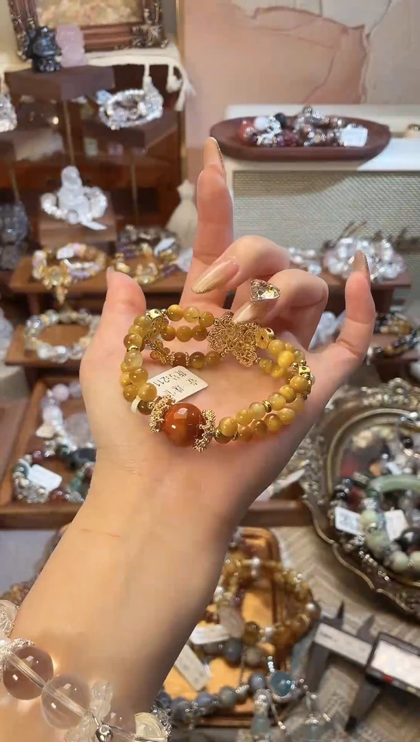 【闪购商品】水晶手串未镶嵌柚子原创水晶