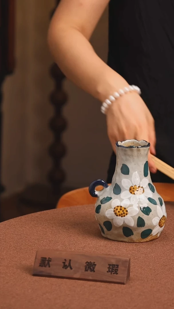 瓷片景德镇 纯手工手绘陶瓷花器不带花