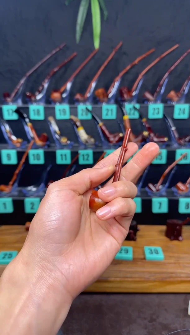 一物一图檬子木手工香烟嘴