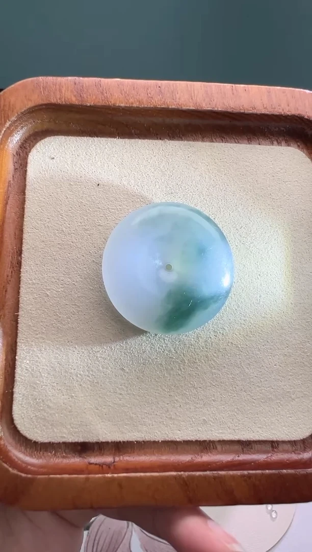 未镶嵌定制翡翠飘花平安扣
