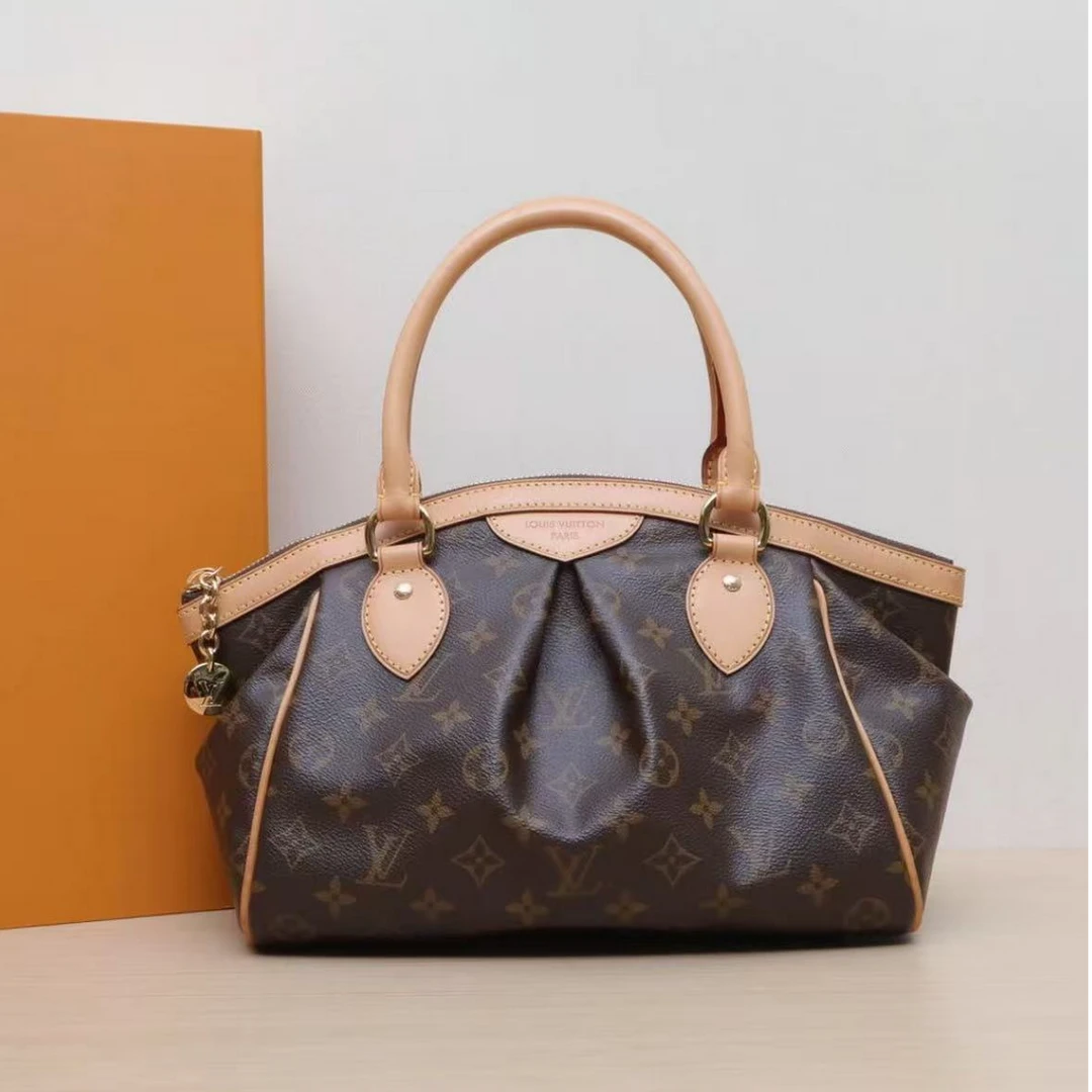 99新 LouisVuitton/路易威登 白菜专属 LV老花饺子包 THCI4080