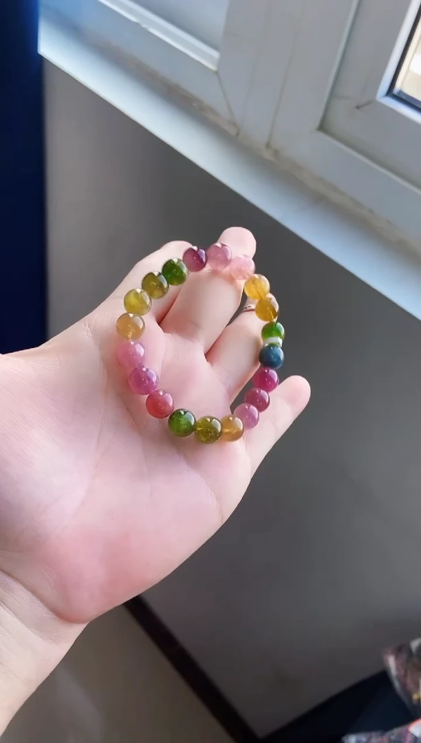 【闪购商品】碧玺手链未镶嵌G2384单圈颜色微差发1