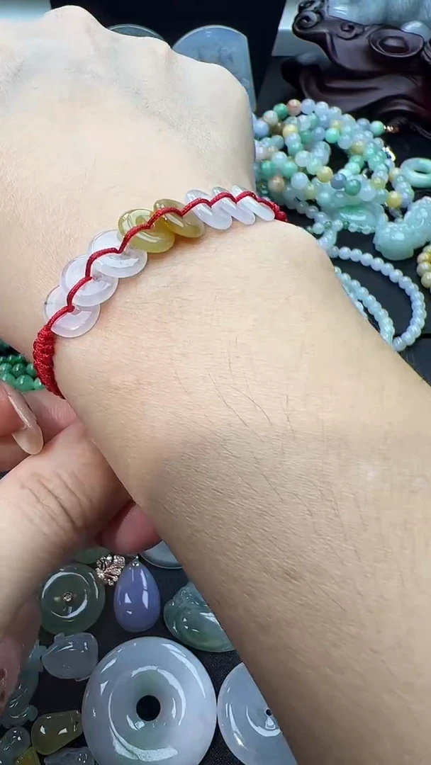 未镶嵌手串翡翠大人款平安扣手绳