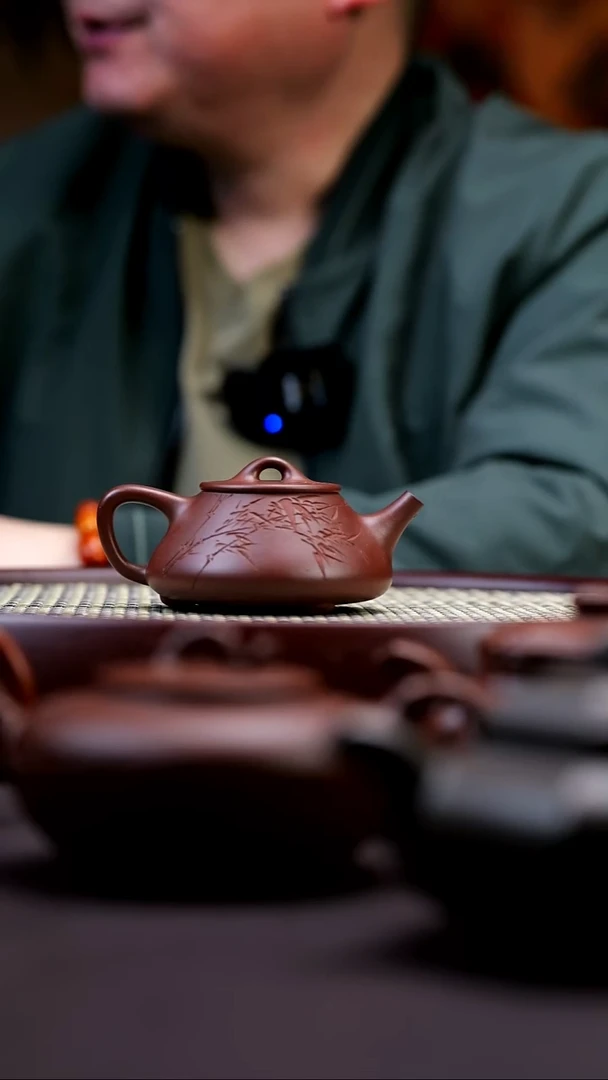 茶壶紫砂紫砂茶壶（平盖石瓢）