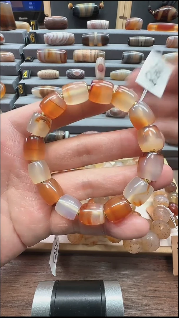 未镶嵌颈饰玛瑙/玉髓玛瑙12*14