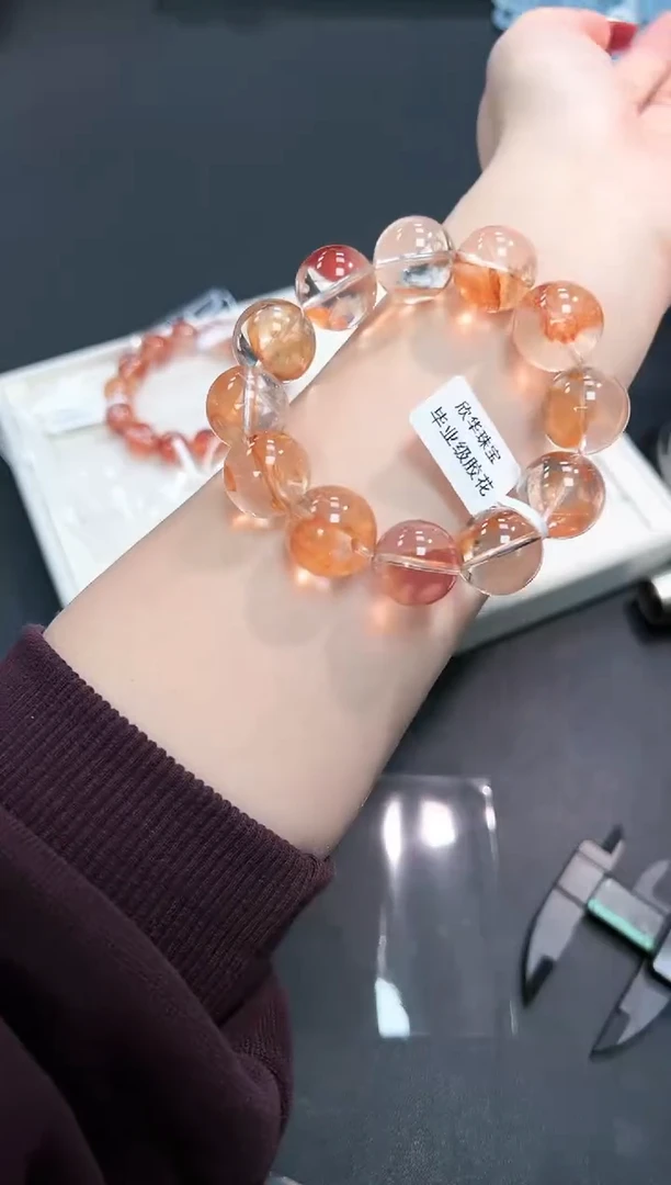 【闪购商品】水晶手串未镶嵌25E多样性发其一/1条17mm默认微瑕