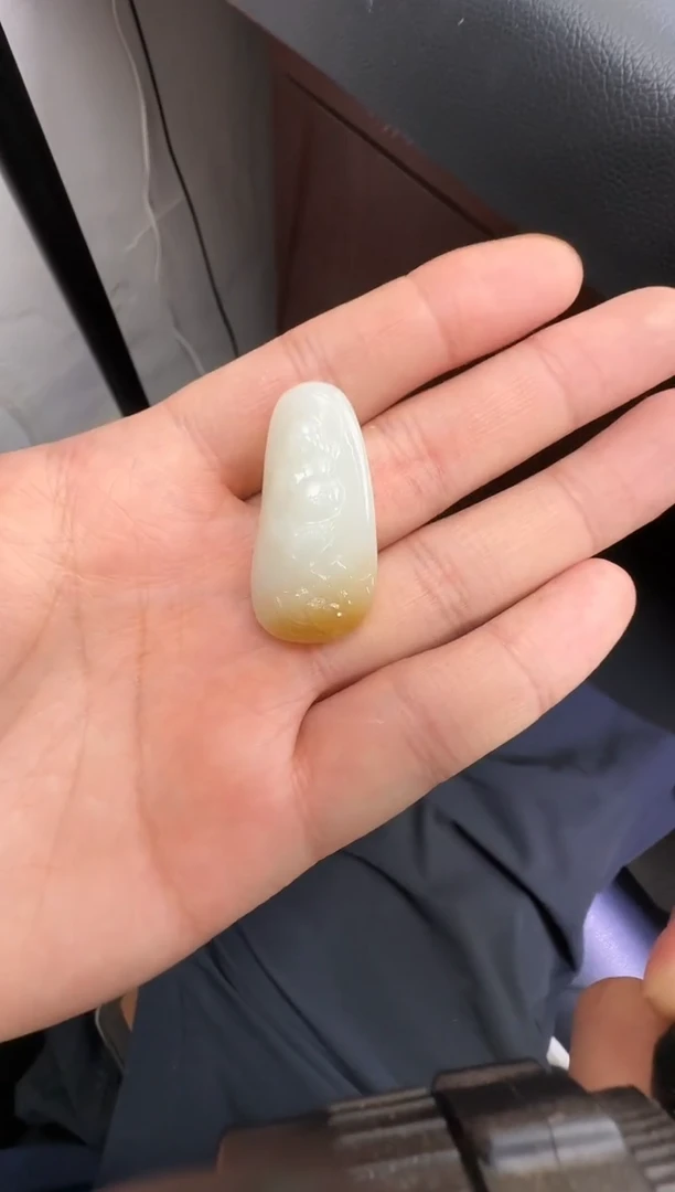 和田玉未镶嵌挂件糖白挂件（产地直发）