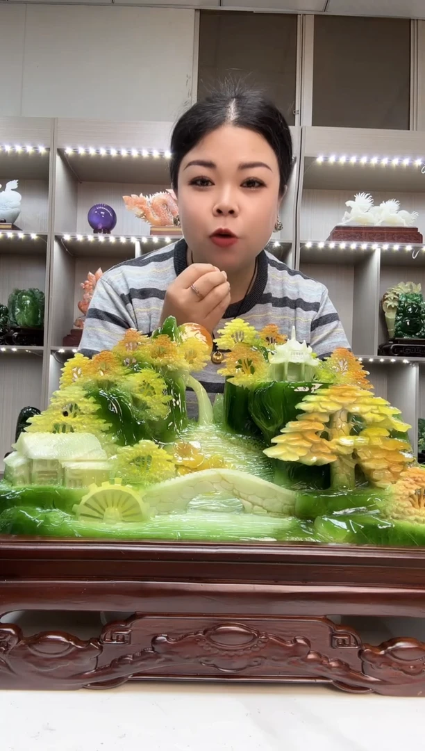 石材天然岫岩玉摆件