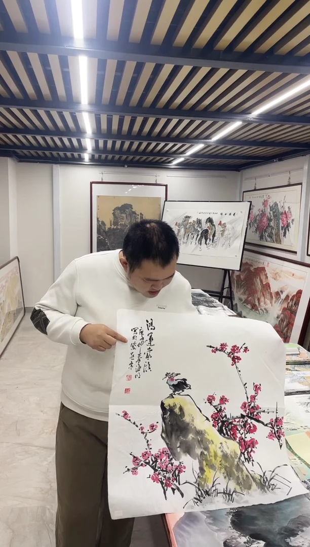 国画阿豪专属补贴-海明鸿运当头