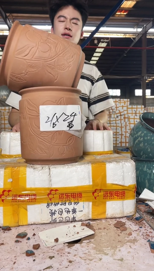 紫砂花盆宜兴紫砂花盆花盆花盆21/24