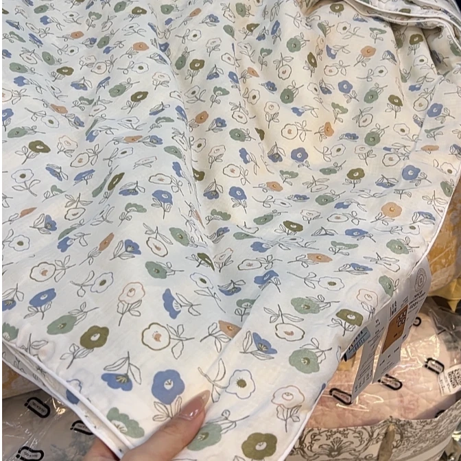 【晴美】双层纱夏被-小花