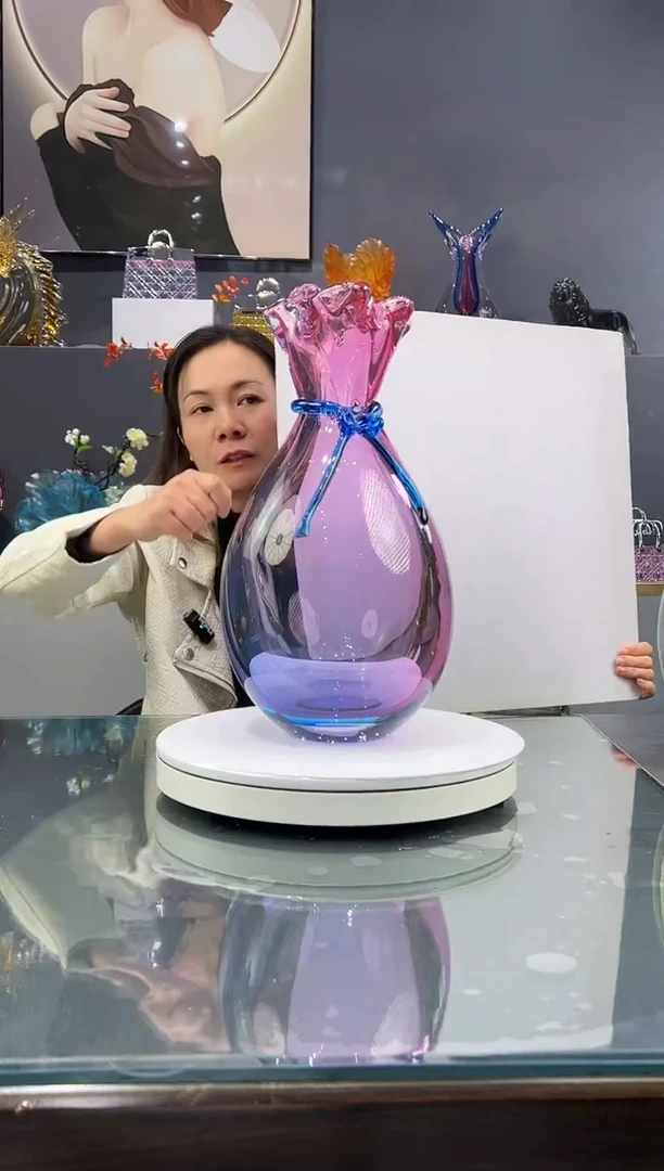 琉璃水晶琉璃摆件1个