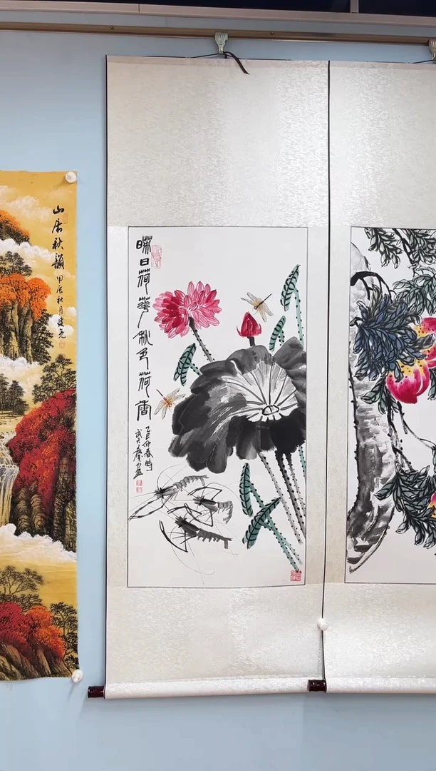 国画用****7武天庆老师映日荷花