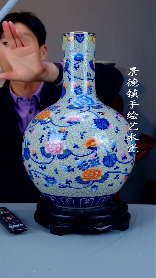 摆件陶瓷景德镇手工手绘陶瓷摆件