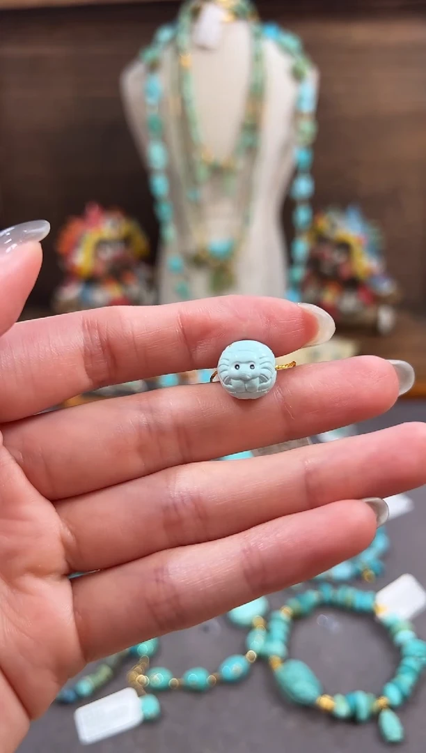 绿松石未镶嵌配饰绿松石配饰