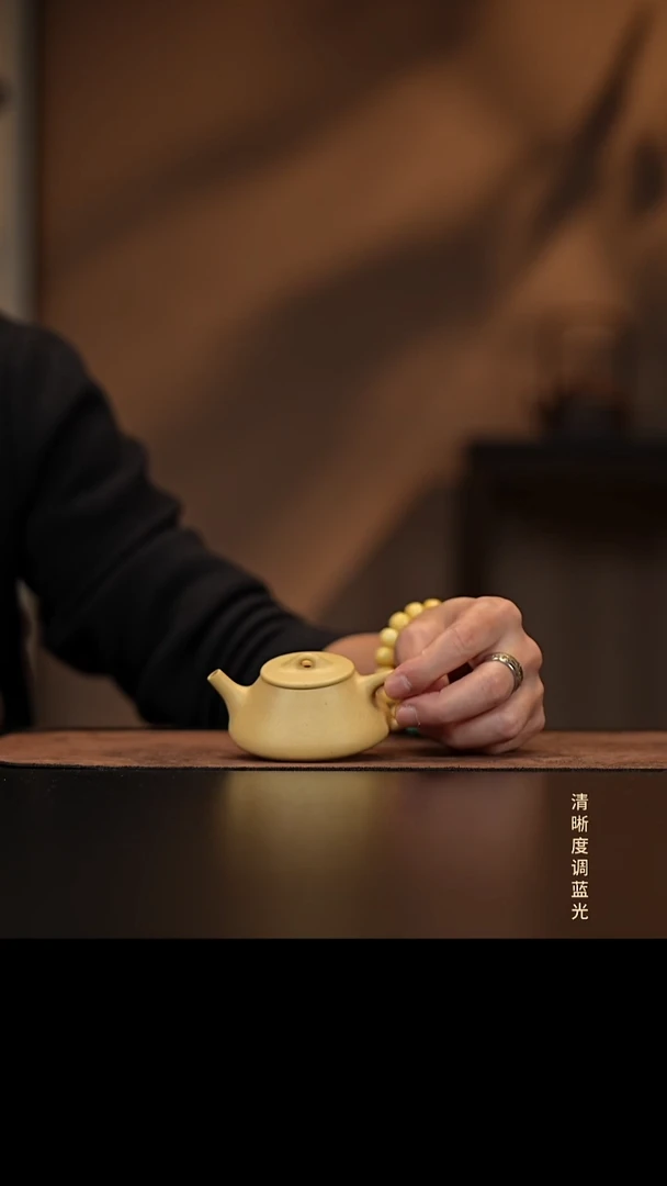 允禾斋 紫砂壶  平盖