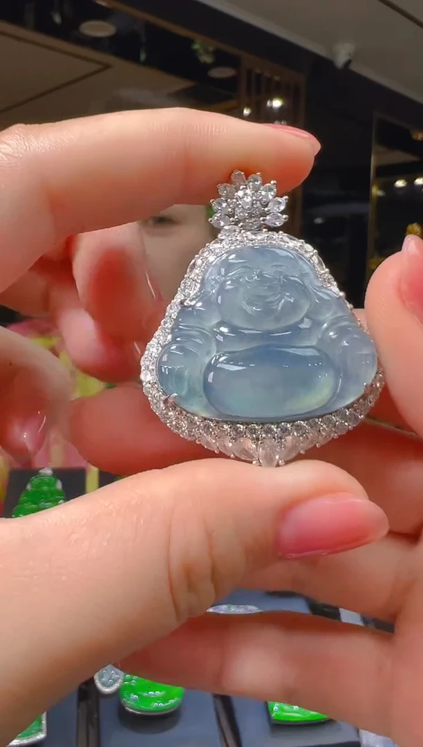 翡翠银S925镶嵌吊坠(赠链)071（多样性发其一）